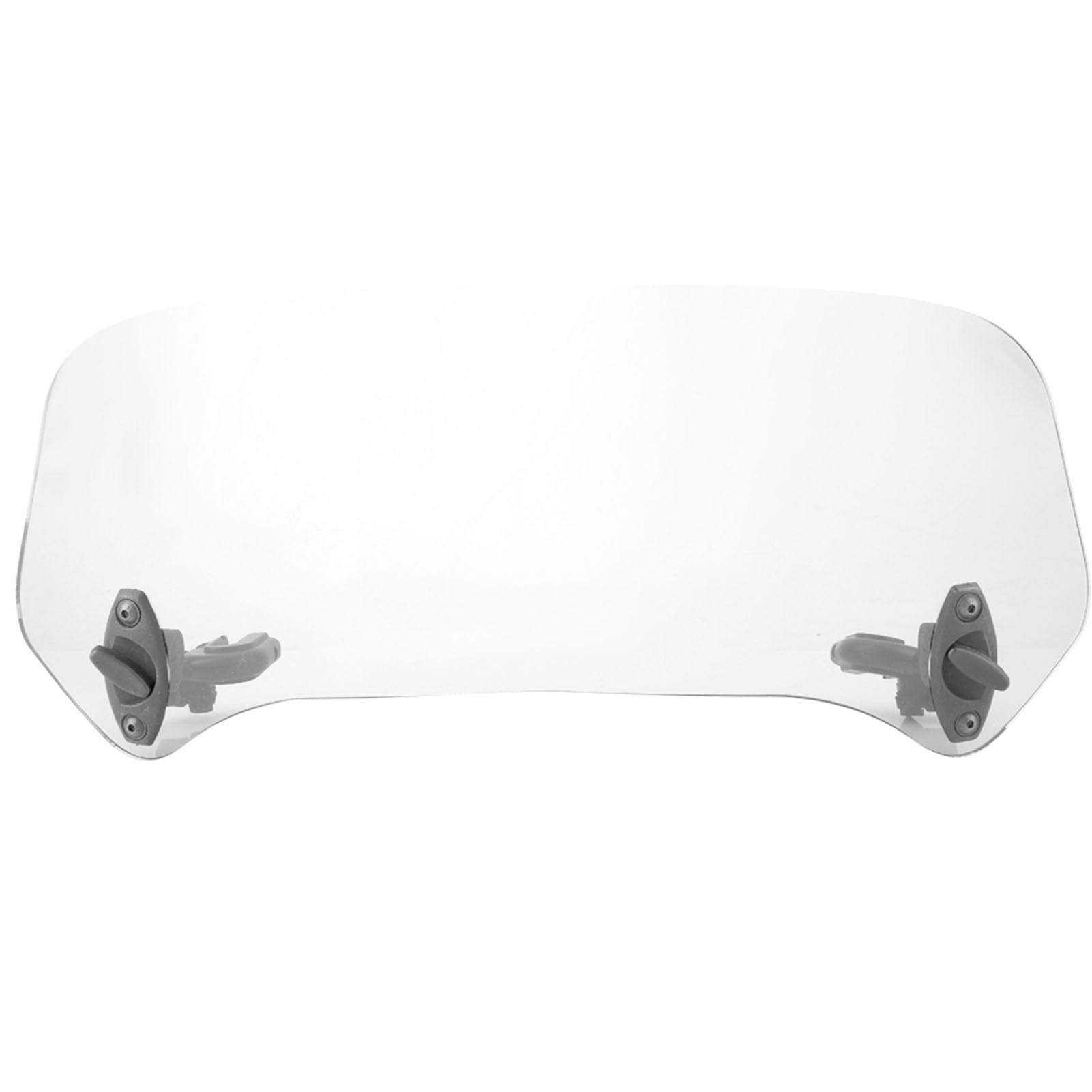 Pare-Brise et déflecteurs de Moto, déflecteurs pour Moto becquet déflecteur d'air Spoiler de Pare-Brise Universelle Modifiée Clip Réglable sur Déflecteur Vent Ajustables Extension (Transparent)