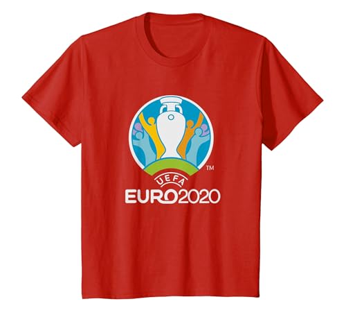 UEFA Euro 2020 "Logo T-Shirt, Youth, Red, 2T