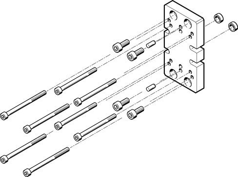 Festo 537170 Adapter Kit, Model HAPG-76