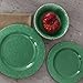 Gibson Home Mauna Melamine Dinnerware Set, Service for 4 (12pcs), Green