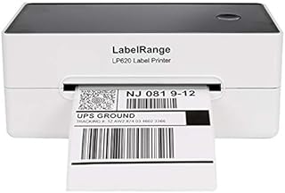 LabelRange 300DPI High Resolution Thermal Label Printer - Commercial Grade Shipping Label Printer 4x6, Support Amazon Ebay Paypal Shopify Etsy Shipstation and More on Windows,Mac and Linux Systems