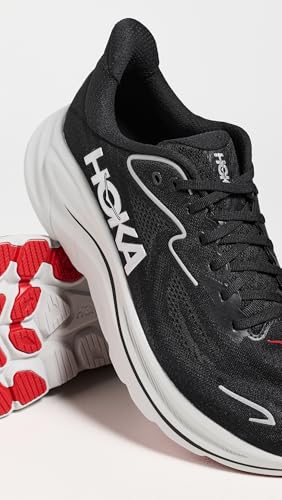 HOKA Hoka Men's Clifton 10 Black/Silver 7 Medium