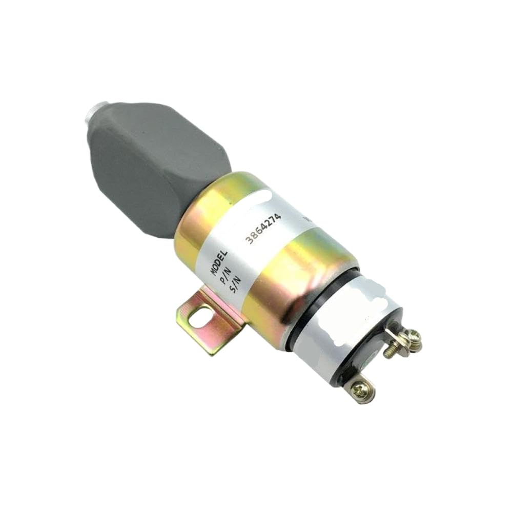 Dwogcebx 24V Fuel Shutoff Solenoid Compatible With Oem Numbers 3864274, 1751-2467Uibis5a, Sa-3766T, 1700-2536, Sa-3933-24 For Diesel Engines(24V)