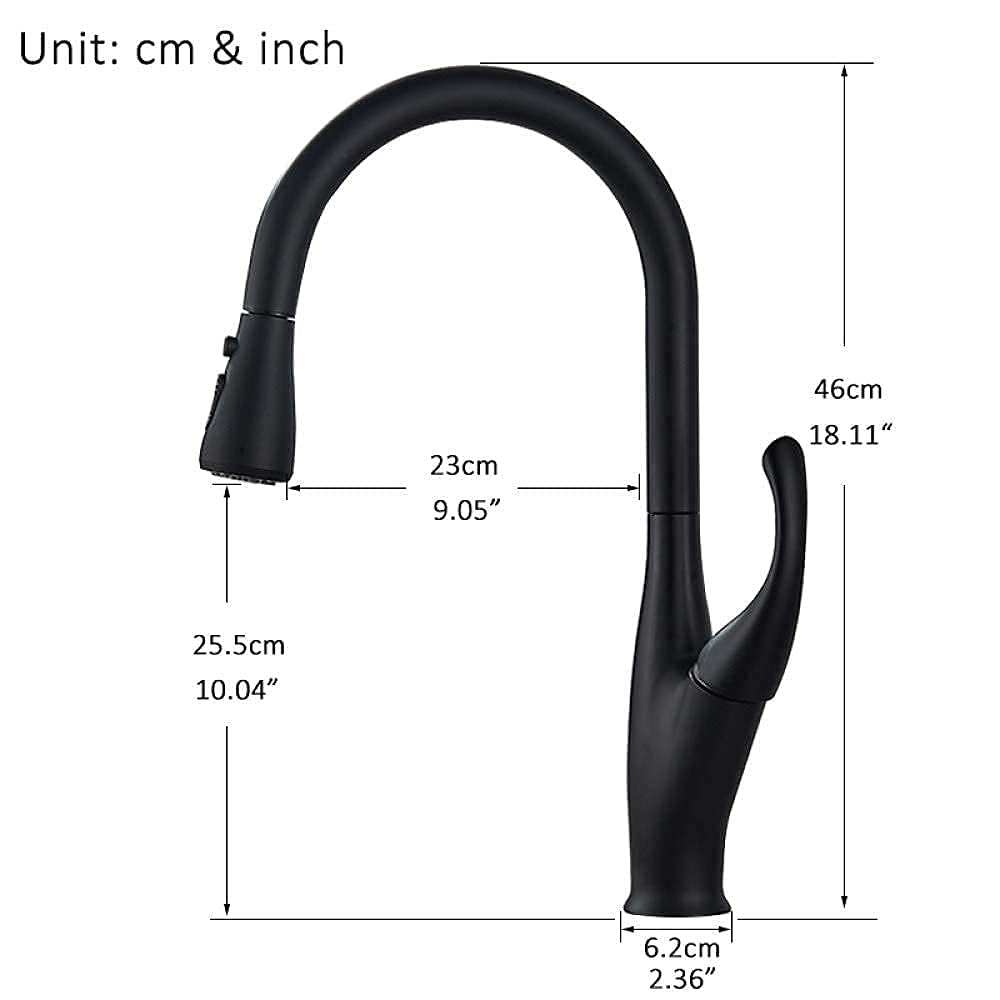 Mikser kuchenny kran, krany kuchenne matowy czarny pojedynczy uchwyt gorący zimny mikser Mikser Kitchen Water Tap, Chrome
