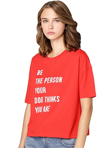 Image of ONLY Women's Solid Loose Fit T-Shirt