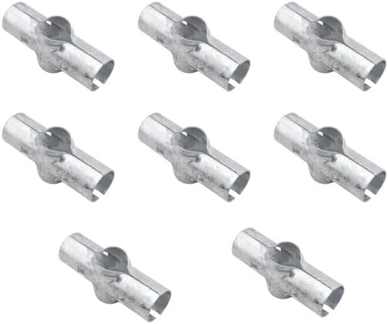 3" x 1 5/8" Line Rail Clamp (LRC, Boulevard) for Chain Link Fences - Set of Eight