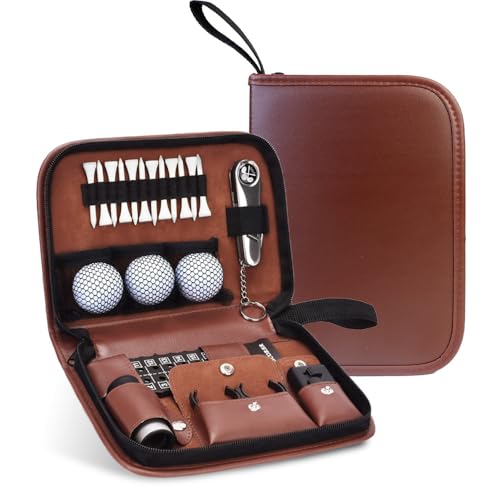 Pochette golf THGILNUS en cuir, le cadeau idéal pour organiser ses tees
