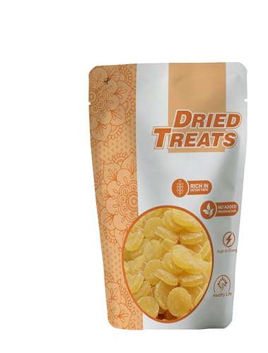 Image of Dried Treats Dried Fruits Nuts And Seeds (Dried Pineapple Coin, 250 Gm)