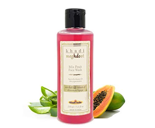 Khadi Meghdoot Mix Fruit Face Wash 210ml (Pack of 1)