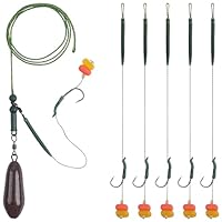 Handgefertigte Karpfenangeln Rigs Chod Rig Helicopter Rig Karpfen Gewichte Karpfenhaken Wirbel Clip Setup Karpfen Boilie Köder Rigs Karpfen Zubehör