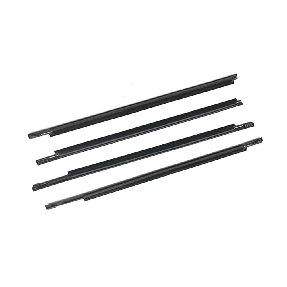 Yulegudi One Color Seal Strip 4Pcs/Set Window Outer Weatherstrip Side Door Glass Rubber Belt Moulding Trim Sealing Protector For Toyota For Prius 2004-2009