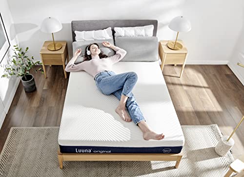 Colchão Queen Luuna Original, Garantia 10 Anos, Suporte Adaptação, Bloqueio de Movimentos - 158x198c