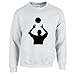 Druckerlebnis24 Bluza do siatkówki, piłkarzyki, sylwetka, dla mężczyzn, kobiet, dzieci