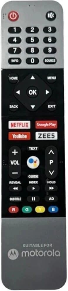 Original Remote Moto rola Voice Remote Compatible with Original Motorola Smart LED TV Remote Control (ZEE5 Function) (ASSITANT Voice Working) Pairing Must-image-13