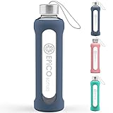 Manejable e ideal para viajes: con un volumen de 550 ml, la botella ofrece una óptima relación de portabilidad y volumen. Y gracias a su diseño delgado, la botella de agua deportiva cabe bien en una mochila, bolsa de deporte, bolso, mochila escolar o soporte para bebidas.