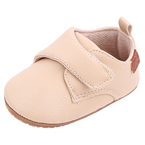 Panegy Baby Lauflernschuhe Kleinkind Weiche Bequem Krabbelschuhe Jungen Mädchen Anti-Rutsch PU-Leder Babyschuhe mit Klettverschluss Cover