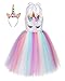 Unicorn Costume For Girls Dress Up Clothes For Little Girls Rainbow Unicorn Tutu With Headband Birthday Gift
