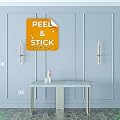 Birdeco Peel and Stick Pre-Cut Wall molding kit Pieces, All Edges precut, Factory Primed Wall molding Pieces to Make 3 Frames P-26 P