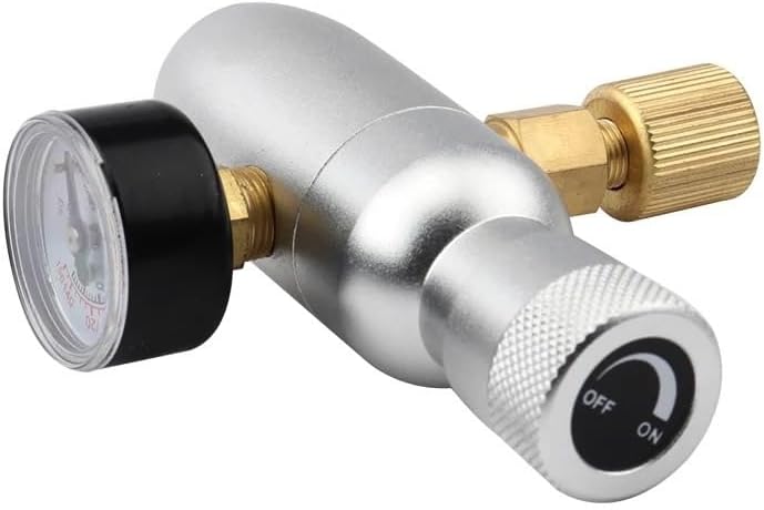 Premium Regulated CO2 r Kit, 0-60 PSI with ball lock Gas Disconnect,mini CO2 Regulator