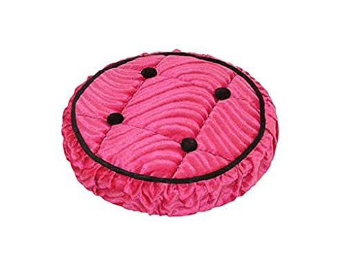 Funda para volante de bicicleta, material terciopelo, color rosa, marca Lowrider