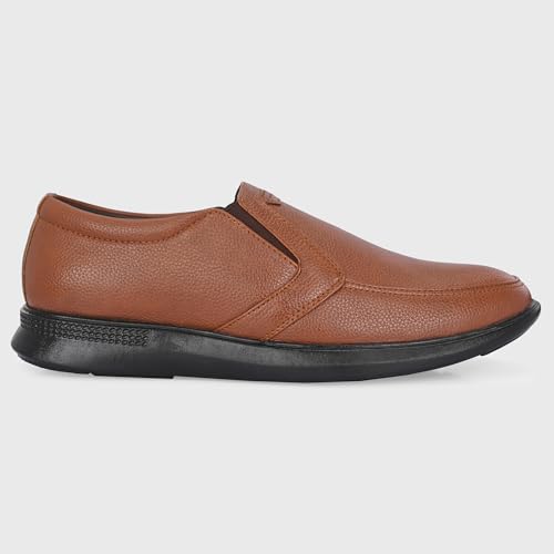 Image of Centrino Men's Formal Shoes | Elegant Slip-On Derby for Business & Casual Wear | Premium Craftsmanship for a Stylish & Sophisticated Look | Cushioned Insole for All-Day Comfort & Support