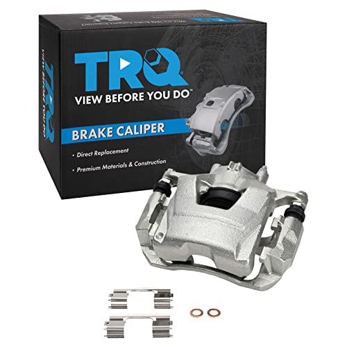 Image of TRQ Front Right Brake Caliper w /Bracket Passenger Side | For 2011-2015 Chevrolet Cruze 2016 Cruze Limited 2012-2017 Sonic