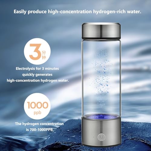Gourde riche en hydrogène 450ML nomade pour purifier votre eau - 2