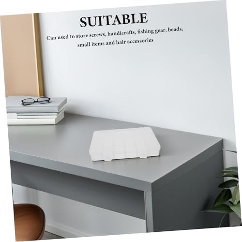 Boîte de rangement plastique compartiments réglables POPETPOP vis perles 4 u - 7