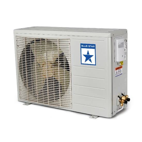 Image of Blue Star Air Conditioner|1.5 Ton 3 Star|Fixed Speed Split AC|Copper|FC318DNU|2022|White