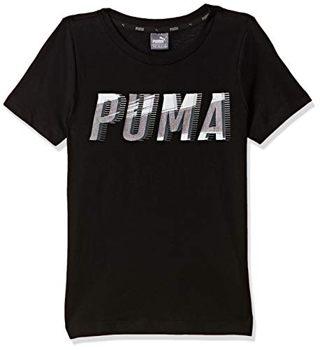 Preisvergleich Produktbild PUMA Mädchen Style Graphic 1 T-Shirt, Cotton Black, 128