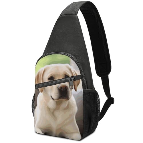 Bolso bandolera para senderismo estilo Labrador miniatura 1