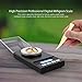 Homgeek Digital Milligram Pocket Scale Mini Jewelry Gold Powder Weigh Scales with Calibration Weights Tweezers, Weighing Pans, LCD Display