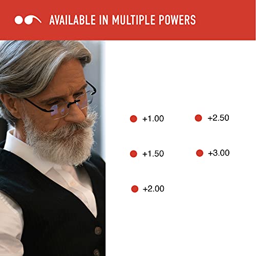 Scojo New York Gels Square Progressive Blue Light Reading Glasses, No-Line Trifocal Blue Light Readers #TOP5