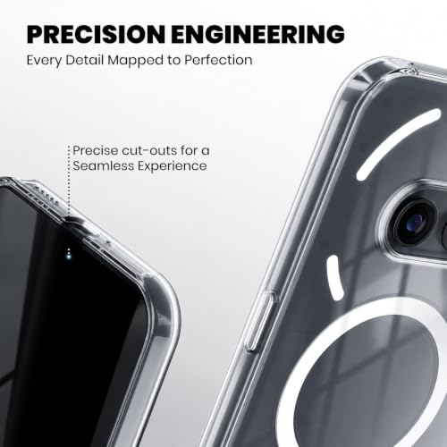 Image of DIZORO Crystal Clear Magnetic Compatible with Nothing 2a Back Cover case with Anti-Yellow, Anti-Scratch | Shockproof Transparent Cover