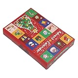 CVUTOVO 5 Stück Adventskalender Boxen aus Papier 24 Fächer Leere...