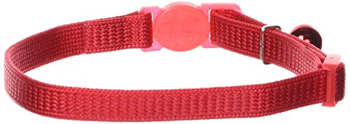 Coastal Pet 07001 A RED12 Cat Collar, 12-Inch, Red