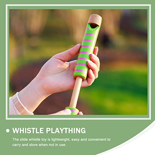 FOMIYES Grappige kinderen hout dia fluitje speelgoed interessante kinderen puller houten fluit - Image 3