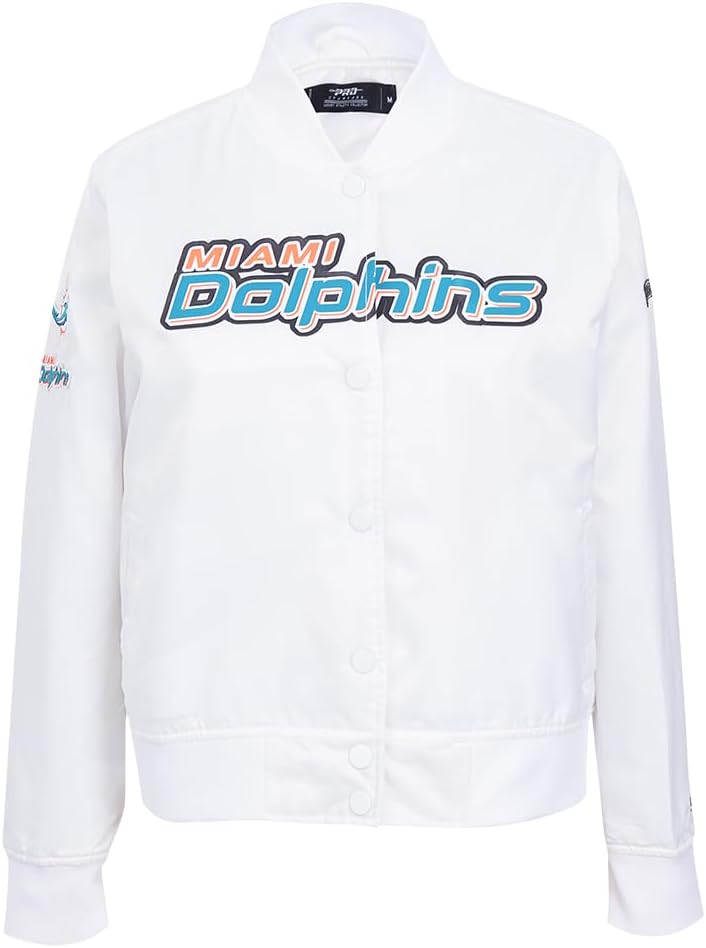 Pro Standard Womens NFL Classic Chenille Satin Jacket