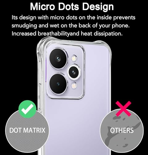 Image of REALCASE Silicone Realme 15 Pro 5G Back Cover Case, Scratch Resistant Protective Crystal Clear Transparent Shock Proof Bumper Back Cover Case for Realme 15 Pro 5G