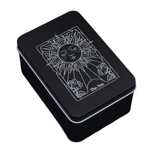de Tarot de Metal, de Cartas de Tarot Protectora Portátil para Tarjetas