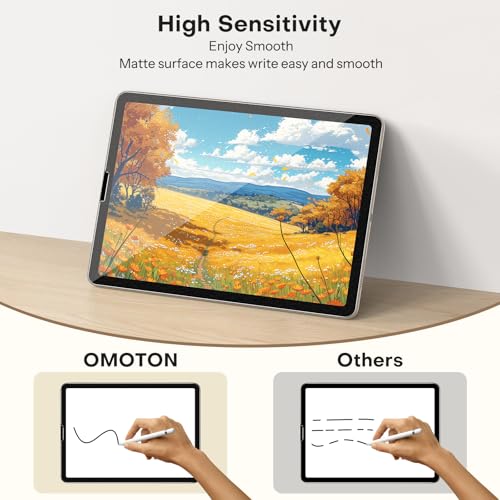 Image of OMOTON PAPERSENSE Paper Screen Protector for iPad Air 5 /4 10.9, Paper Feel