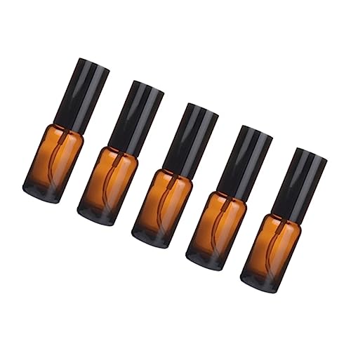 IWOWHERO Wiederverwendbare Reiseflaschen 5er-Pack Leere Lotionbehälter Aus Glas Pumpe Für Duschgel Shampoo