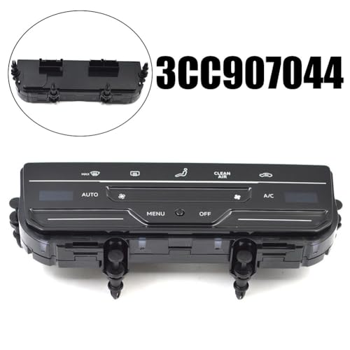 Commande automatique de climatisation en ABS noir réactivité maximale pour interrupteur 3CC907044
