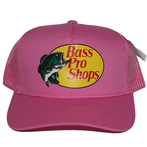Authentic Fishing & Hunting Mesh Back Trucker Hat - The Ultimate Accessory for Outdoor Activies (US, Alpha, One Size, Pink)