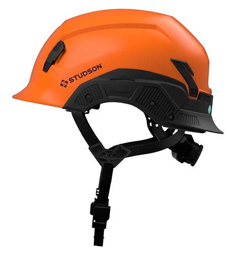 STUDSON SHK-1 Non-Vented Safety Helmet - Type 2 Class E (Orange, L/XL 58-63cm)
