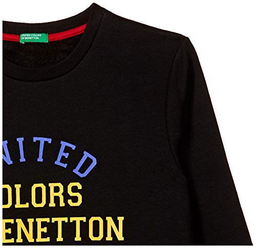 Image of United Colors of Benetton Boy's Cotton High Neck Sweatshirt