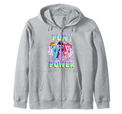 Sweat My Little Pony Pony Power à capuche zippé pour fan de la série
