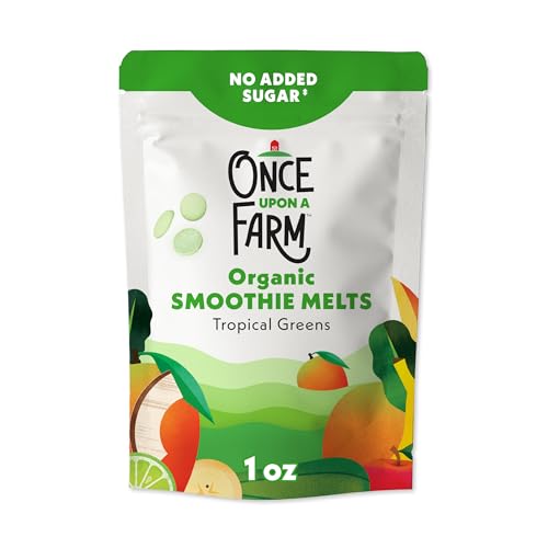 Once Upon a Farm Organic Smoothie Melts Tropical Greens 1oz