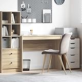 Genérico Escritorio Roble Sonoma 100 x 40 x 76 cm Madera contrachapada,Mobiliario,Mobiliario de Oficina,Escritorios,Marrón,16.1 KG,869404