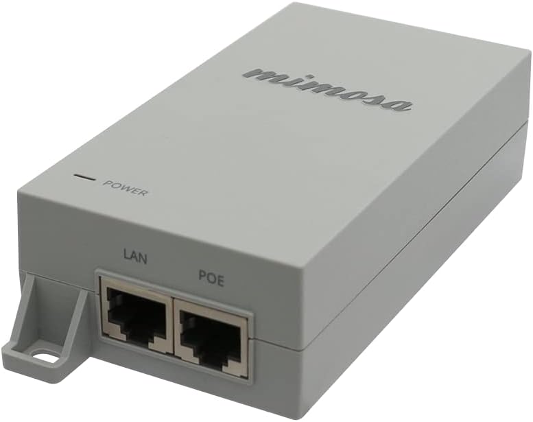 Mimosa Networks 100-00080 Gigabit PoE 50V 1.2A 60W for All Mimosa Products